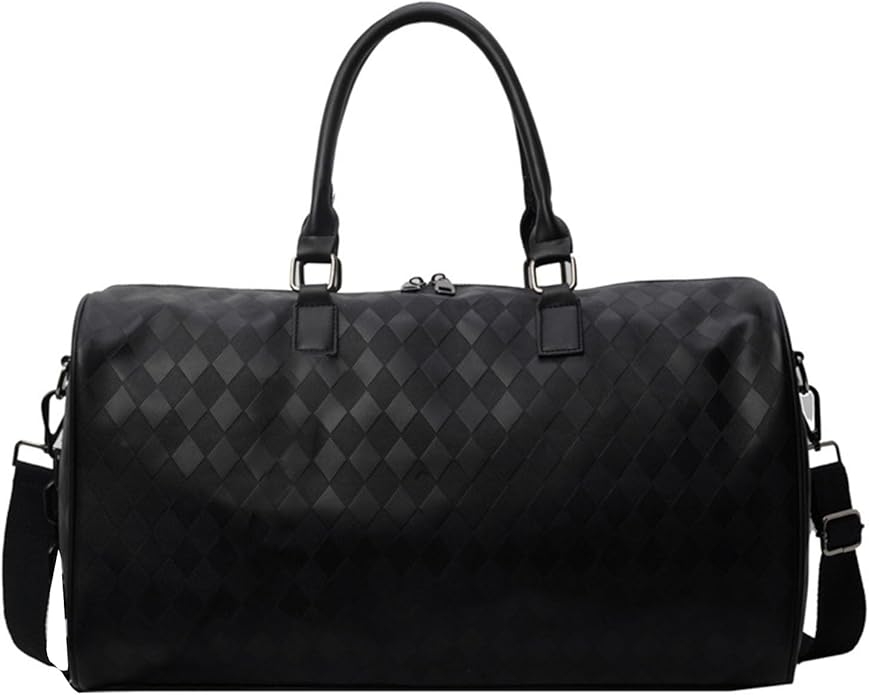 Gym Bag Large Capacity Travel Bag Fashionable Fitness Bag PU Leather Overnight Bag Weekends Bag Hospital Bag for Daily