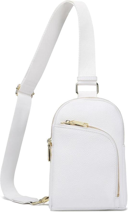 Haytijoe RFID Anti-Theft Sling Bag for Women, Small Crossbody Travel Purse with Locking Zippers, Lightweight Everyday Bag