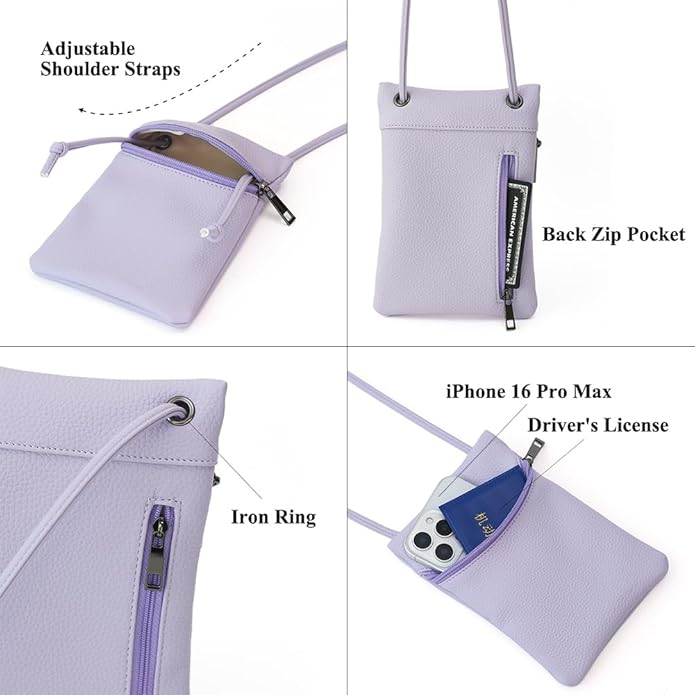 Small Crossbody Women Cell Phone Purse Wallet Bag With Shoulder Strap