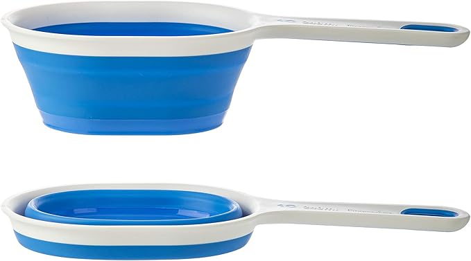 Progressive International Prepworks by Progressive BA-545 Collapsible Measuring Cups - Set of 5, Space Saving Collapsible, Great For Narrow Containers