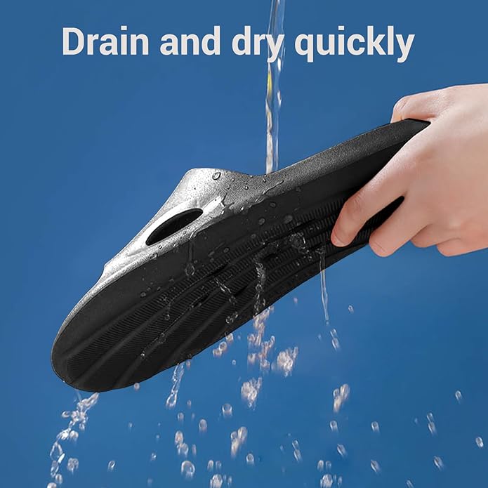 Shower Shoes Quick-Dry Non-Slip Bathroom Slippers for Men & Women,Quick-Dry Non-Slip, Home Slides Dorms, Gym, Pool, Spa, Camping, Beach