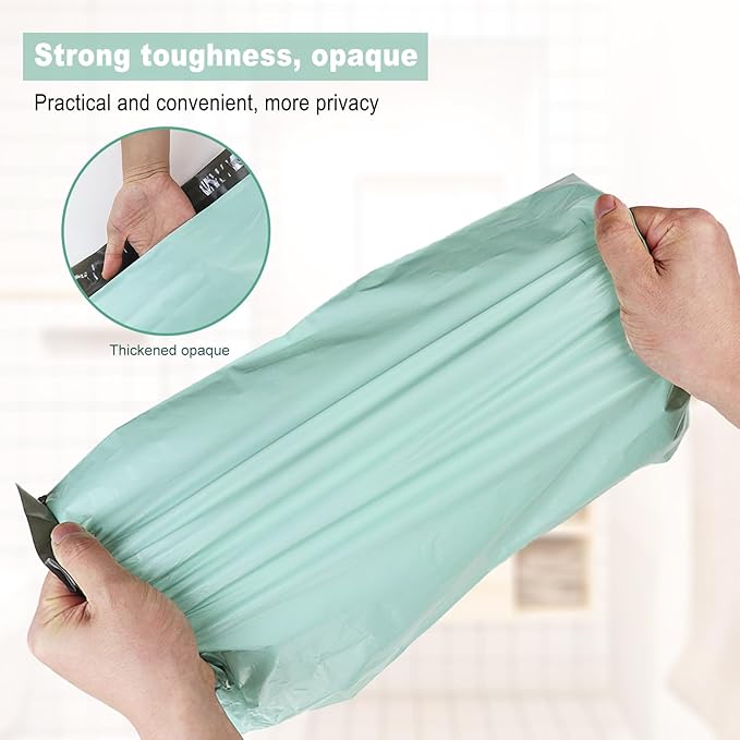 Adult Diaper Disposal,100 Pack Plastic Bags for Adult Diaper Disposal,Self-Adhesive Strips to Seal in Odours,Waterproof and Leak-Proof,Suitable for Elderly Nappy Care at Home and for Travel (Green)