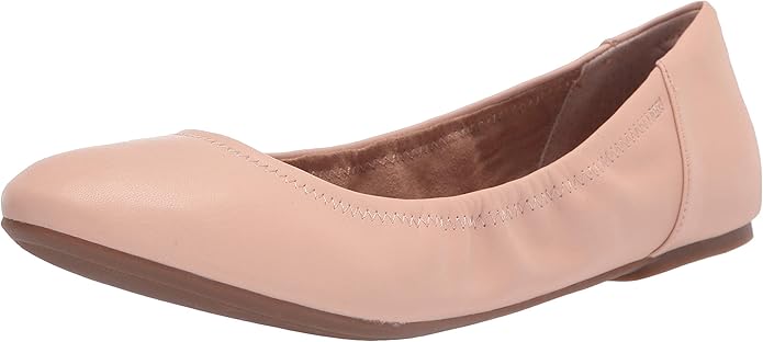 Amazon Essentials Women's Belice Comfortable Slip-On Ballet Flats Shoes