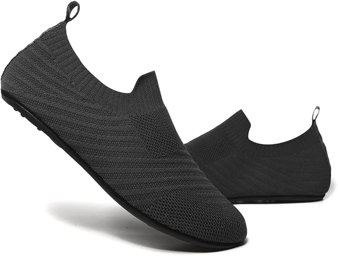 SLEVEL Lightweight Non Slip Travel Indoor Grip House Slipper Socks Unisex Adult Around The House Floor Home Shoes for Women Men