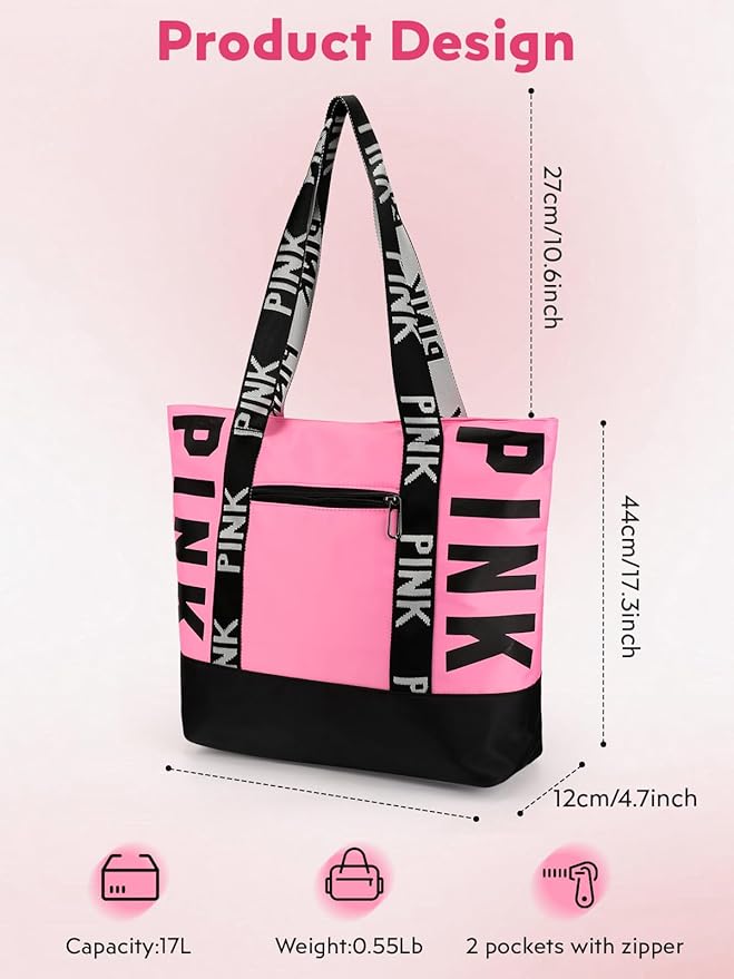 Travel Tote Bags for Women, Waterproof Beach Bag Spend the Night Bags for Women, Travel & Overnight Bag