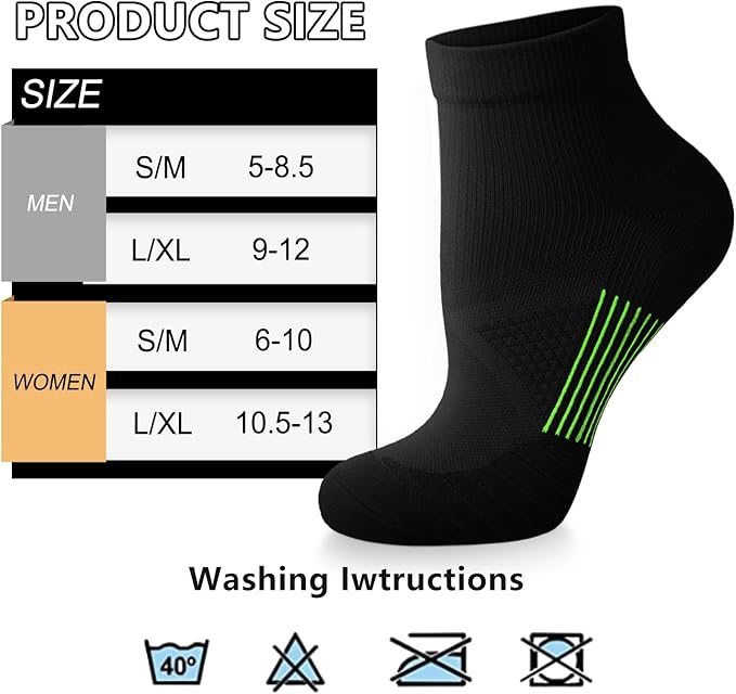 ACTINPUT Compression Socks Plantar Fasciitis for Women Men - 8-15 mmHg Best for Athletic,Support,Flight Travel,Nurses,Hiking