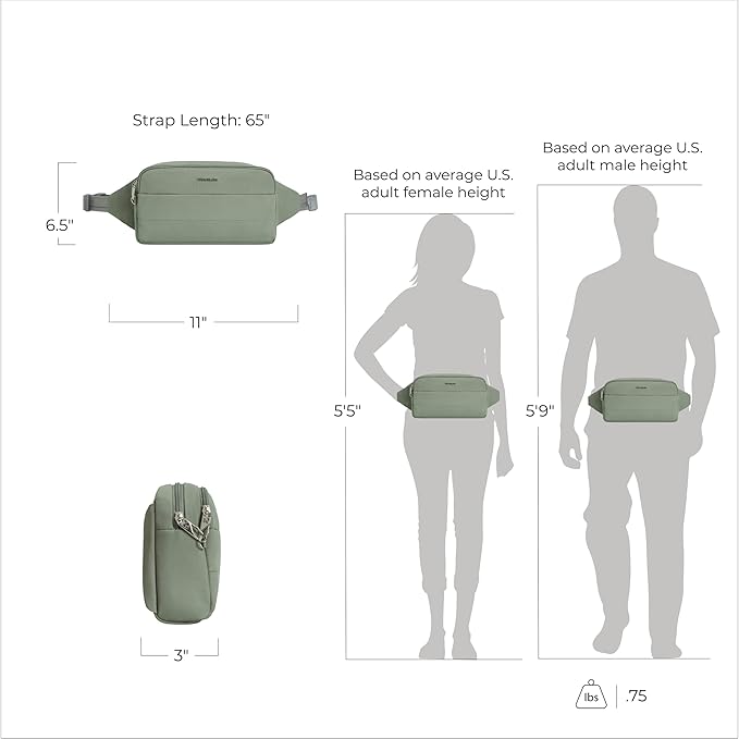 Travelon Anti-Theft Roam XL Belt Bag