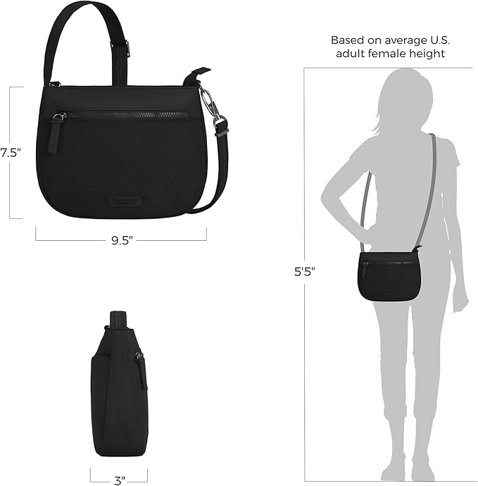 Travelon Anti-Theft Metro Saddle Crossbody