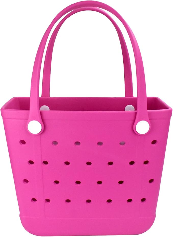 Lightweight Extra large Rubber Beach Bag Small mini Tote Bag for Gym Waterproof medium Open Handbag for Pool Sports