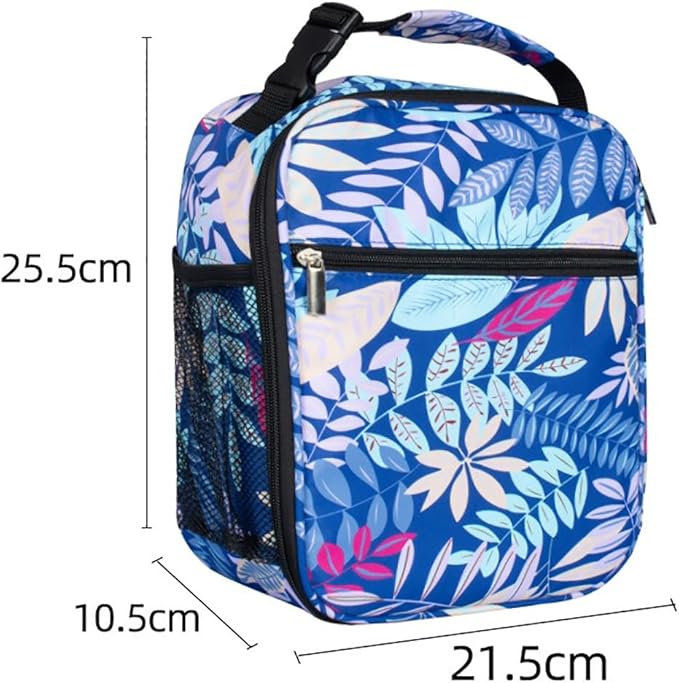 Insulated Lunch Bag for Men and Women, Leakproof Lunch Box with Mesh Pockets for Work, Gym, Travel or Camping, Lightweight and Easy Clean