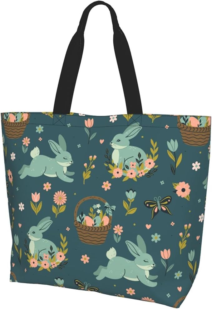 Tote Bag for Women Large Beach Bag Reusable Grocery Bags Handbag for Travel Shopping