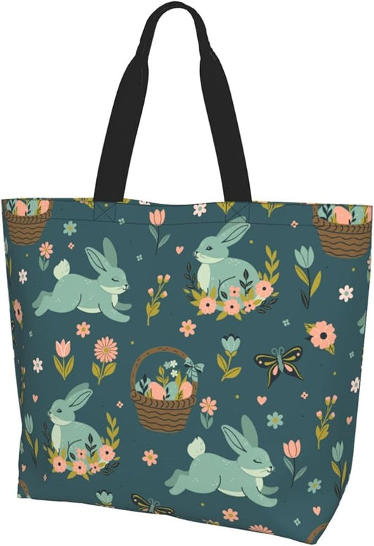 Tote Bag for Women Large Beach Bag Reusable Grocery Bags Handbag for Travel Shopping