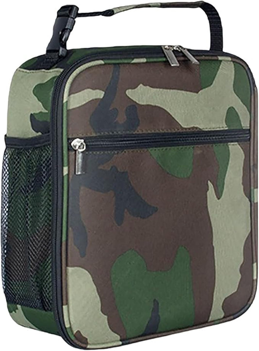 Insulated Lunch Bag for Men and Women, Leakproof Lunch Box with Mesh Pockets for Work, Gym, Travel or Camping, Lightweight and Easy Clean