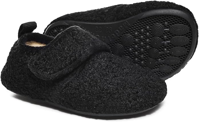 ditont Toddler Slippers Non-Slip Lightweight Comfortable Kids Indoor Grip House Home Shoes for Boys Girl