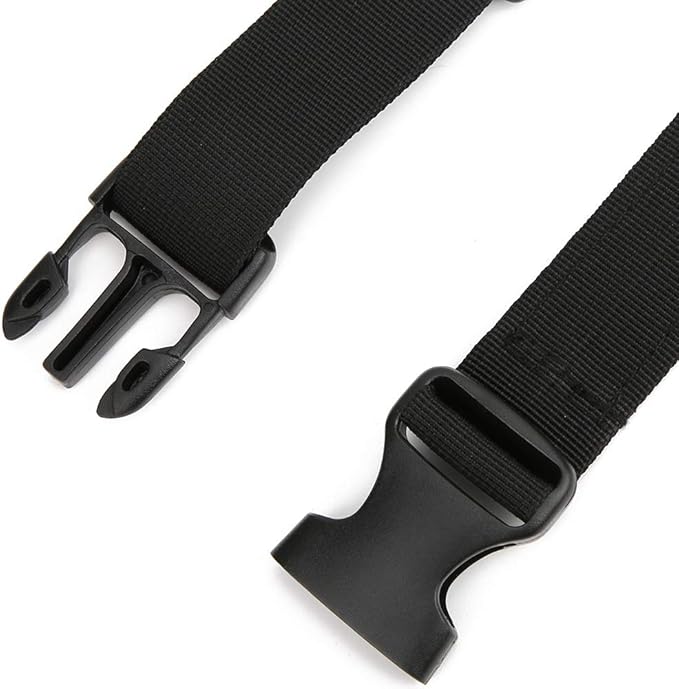 Anti Theft Money Belt with Zipper Pocket, Sports Waist Bag for Outdoor Activities, Concealed Wallet Belt for Running Travel Hiking, Durable Polyester Belt with Secure Release Buckl (3CM)