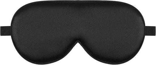 Sleep Mask for Side Sleeper Women Men, Eye Mask for Sleeping Light Blocking, 3D Contoured Cup Sleeping Mask, Soft Breathable Sleep Eye Mask with Adjustable Elastic Strap for Travel (Black01)