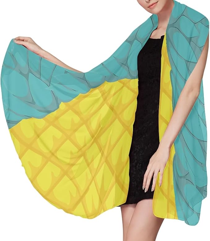 Creative Pineapple Print Beach Towel - Microfiber Quick Dry Sand Free Towels, Light Weight, Absorbent for Pool, Travel, Camping Essentials, Oversized Extra Large for Adults 66x44 in