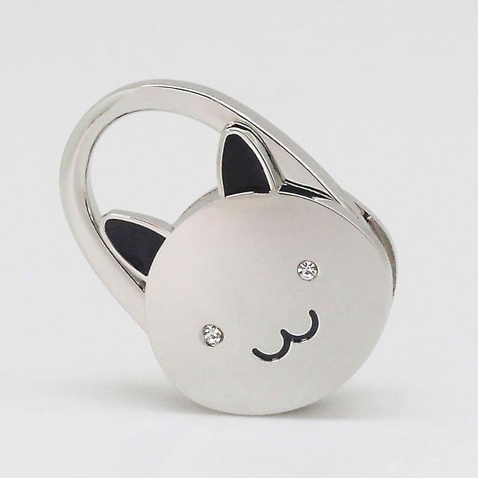 KSMD Purse Hooks for Table and Bars,Portable Purse Hanger Organizers Hooks Handbag Holder Pocketbook Holder Bag Storage for Desk Bag Hook,Foldable Folding Table Hook Hanger