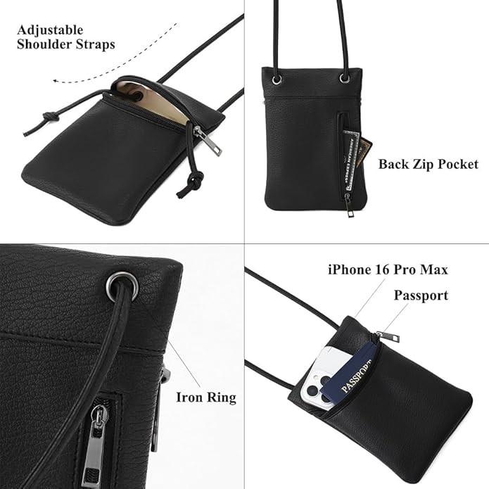 Small Crossbody Women Cell Phone Purse Wallet Bag With Shoulder Strap
