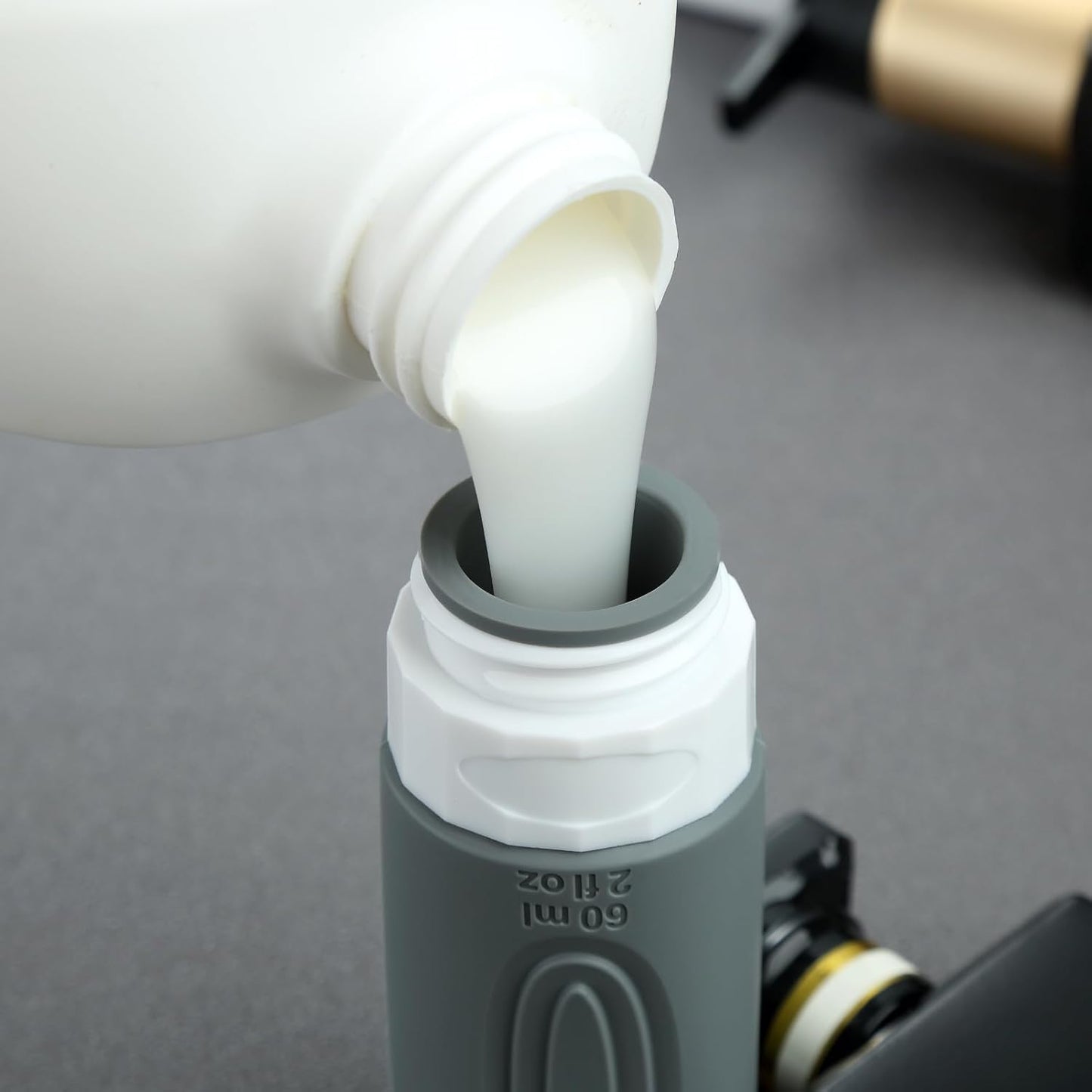 Travel Bottles for Toiletries, Tsa Approved 2oz Travel size Bottles, BPA Free Leak Proof Travels Toiletry Containers, Traveler Accessories with Toiletry Bag for Shampoo Liquid (4 Pack)