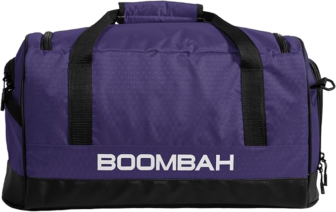 Boombah Sport Duffle Bag - All-purpose Athletic Duffle for Sports, Gym & Travel - Purple