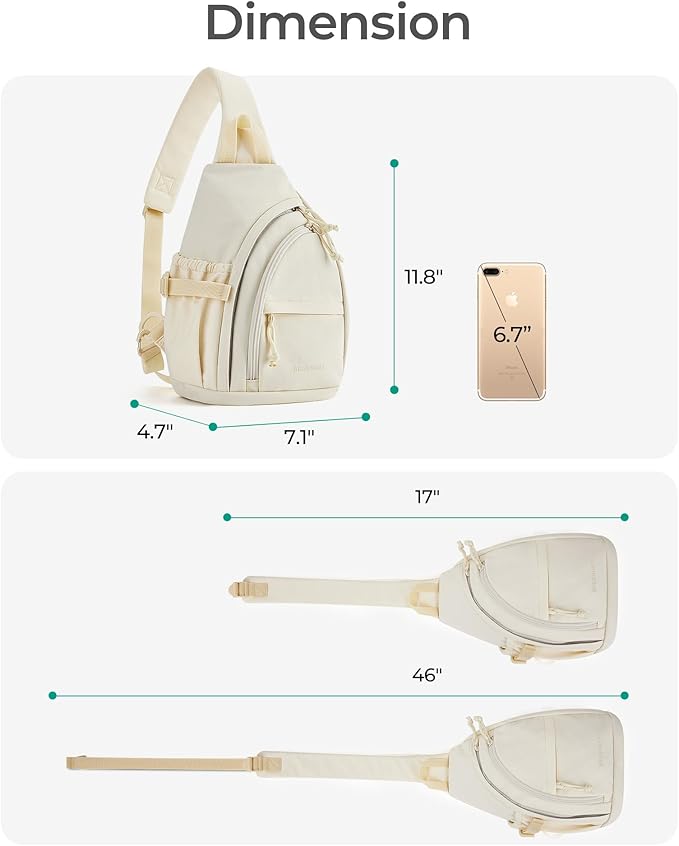 BAGSMART Lightweight Crossbody Bags for Women, Quilted Puffer Shoulder HandBags with Adjustable Strap for Travel