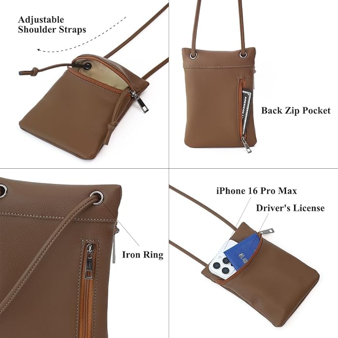Small Crossbody Women Cell Phone Purse Wallet Bag With Shoulder Strap
