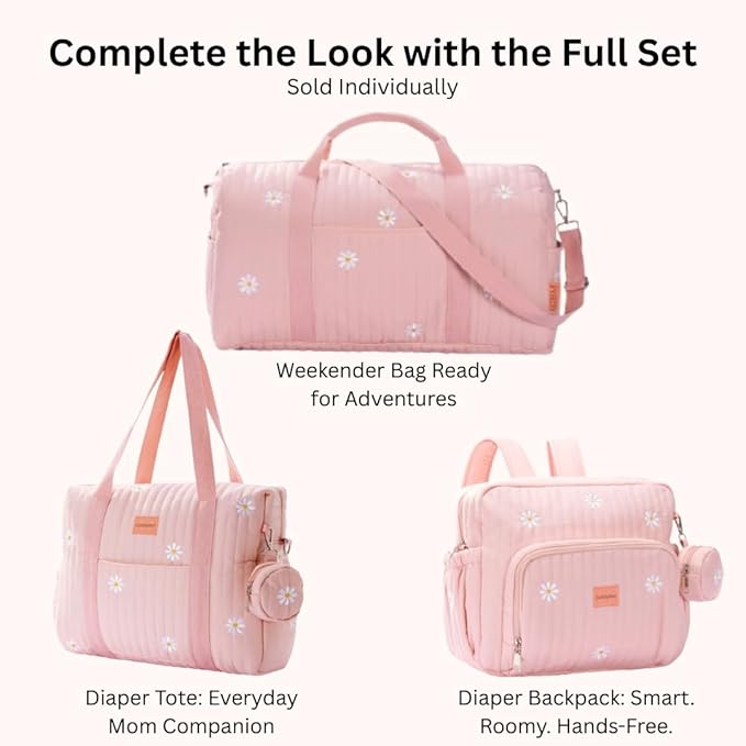 Women’s Travel Duffel Bag – Large Weekender & Overnight Travel Bag with Wet Pocket, Carry-On Friendly, Ideal as Hospital or Maternity Bag for Labor and Delivery