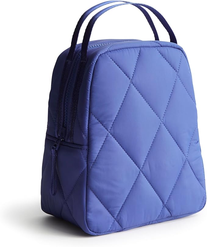 Vera Bradley Women's Lunch Bag - Featherweight, Deep Ultramarine, One Size