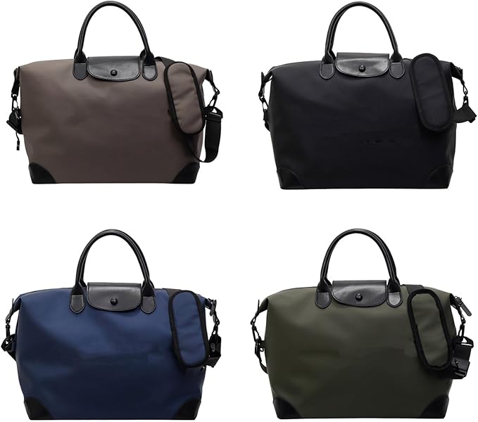 Large Capacity Travel Gym Bag Practical Oxford Fabric with Multiple Compartments Waterproof Lining for Fitness Enthusias