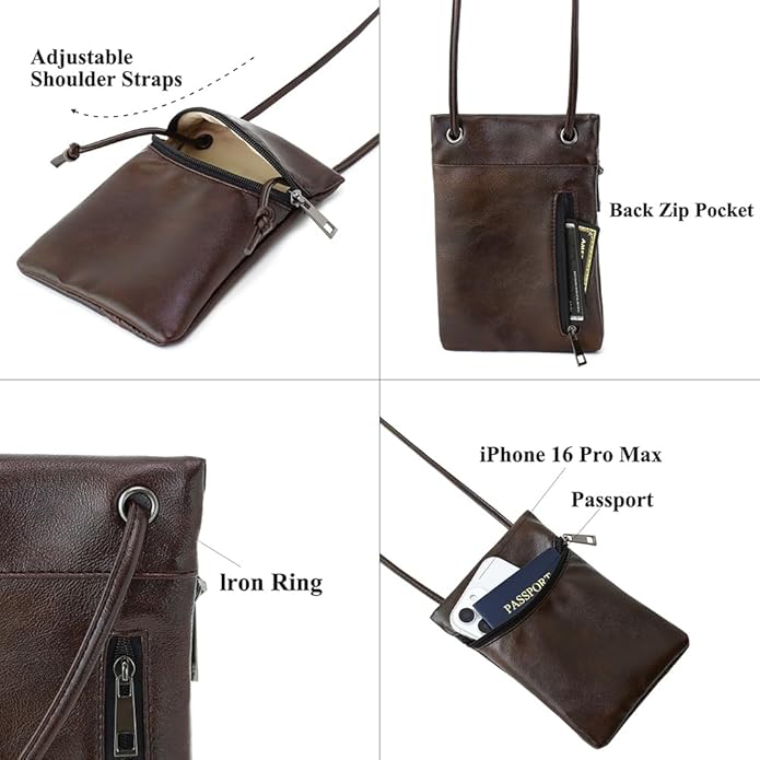 Small Crossbody Women Cell Phone Purse Wallet Bag With Shoulder Strap