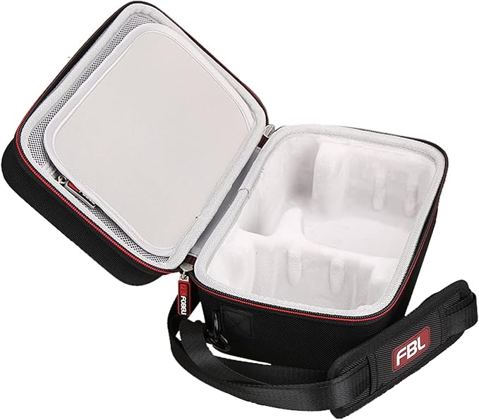 FBLFOBELI EVA Travel Storage Case for Canon EOS Rebel T7 / T8i / T5 / R50 / R100 DSLR Camera with 18-55mm Lens, Camera Protective Waterproof Carrying Bag (Case Only) (Black)