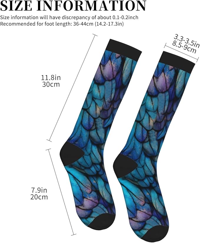 Compression Socks Knee High Circulation Support Socks For Women Men Athletic Running Work Hiking Cycling Travel