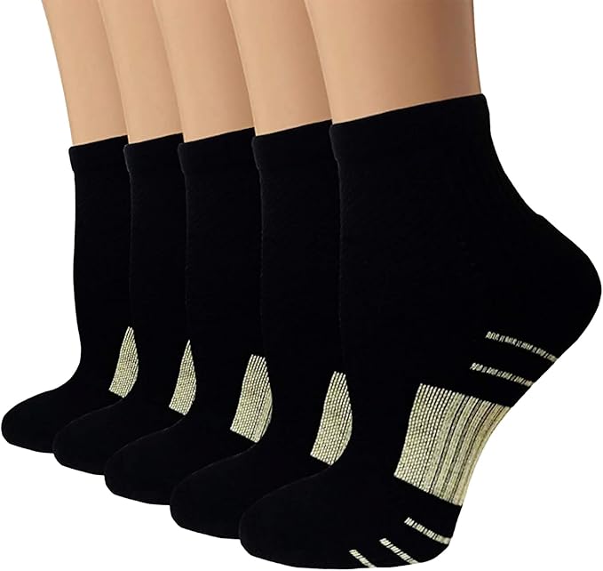 ACTINPUT Compression Socks Plantar Fasciitis for Women Men - 8-15 mmHg Best for Athletic,Support,Flight Travel,Nurses,Hiking