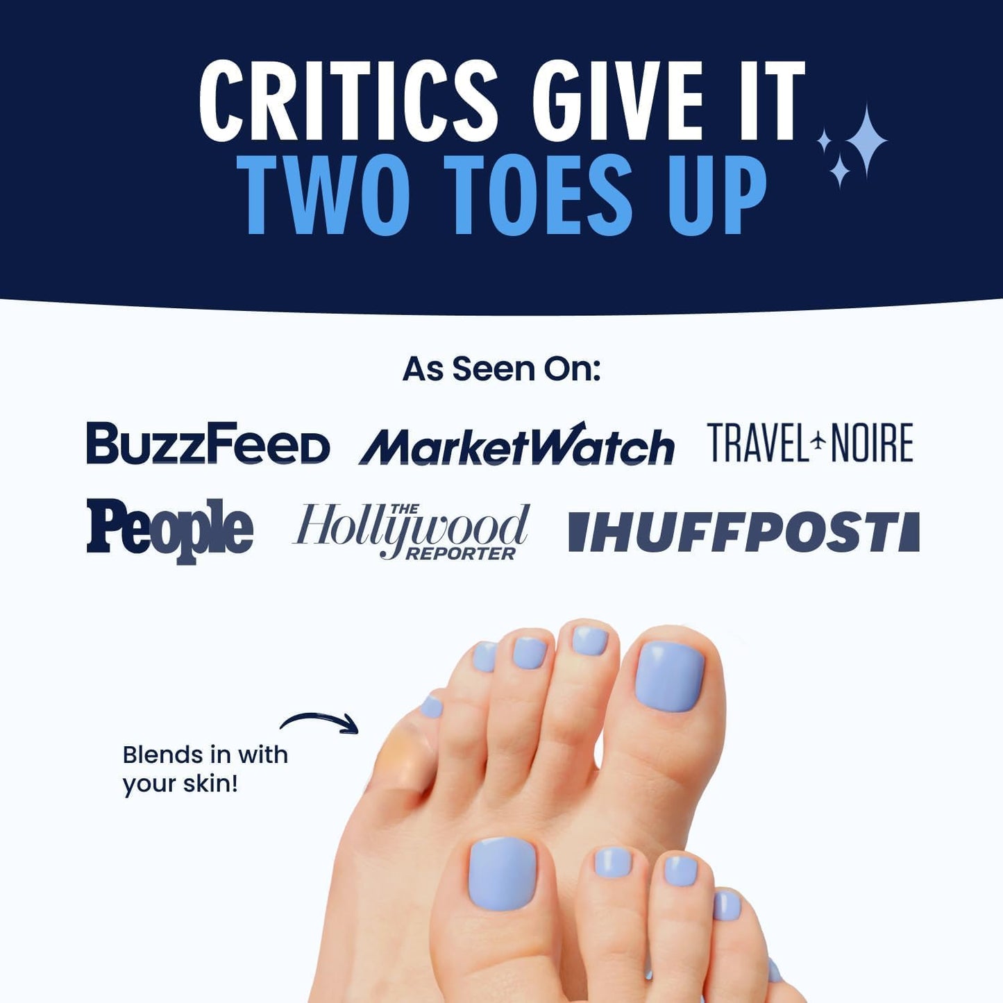 Dr. Frederick's Original Better Blister Bandages - 24 ct - Healing Blister Pads - Grab-N-Go - Water Resistant - 40% More Cushioning - Hydrocolloid - Feet, Toe, & Heel Blister Prevention - Spot Pack