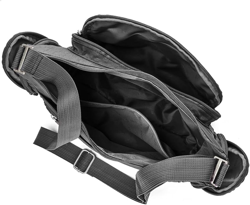 biaggi Flexmates Convertible Anti-Theft Crossbody Bag for Women | Lightweight On-The-Go Travel Organizer, RFID Blocking