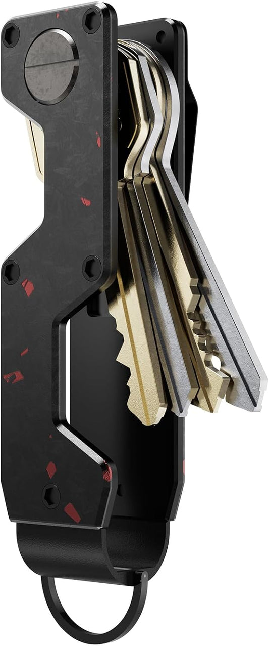 Key Organizer Compact Key Holder Metal Key Chain Minimalist key case key holder for keychain Secures 1-5 Keys