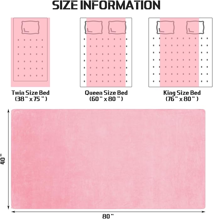 Mixweer 2 Pcs Oversized Bath Towels, 40 x 80 Inch Giant Microfiber Jumbo Bath Sheets Ultra Soft Bathroom Microfiber Quick Dry Absorbent Shower Towels for Spa Camping Beach (Light Pink)