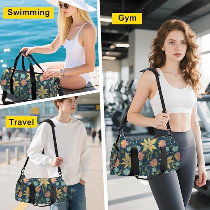 Soft Pink Petals Stain- Resistant Womens Bag Oxford Tote Bags Adjustable Shoulder Strap, Convertible Carry Backpack Goth Gym Bag For Beach Training Gym Accessories For Men
