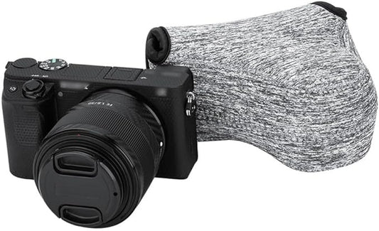 KIWIFOTOS Neoprene DSLR Camera Sleeve Compatible with Sony A6100/A6400/A6600 Fujifilm X-M1/ X-T10/X-T20/X-T30 Olympus E-P5 Canon SX540 HS EOS M6 Mark Camera Case Pouch