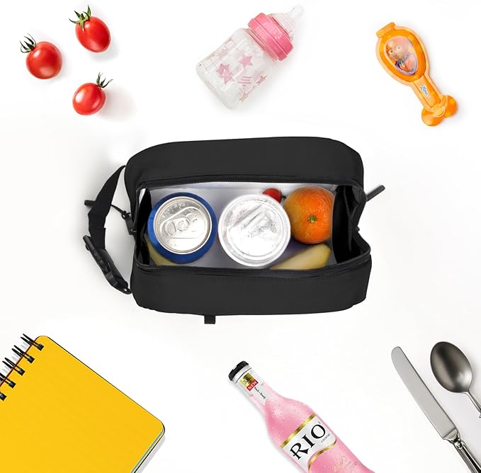 Cerbonny Freezable Lunch Bag for Work School Travel,Leak-Proof Small Lunch Bag