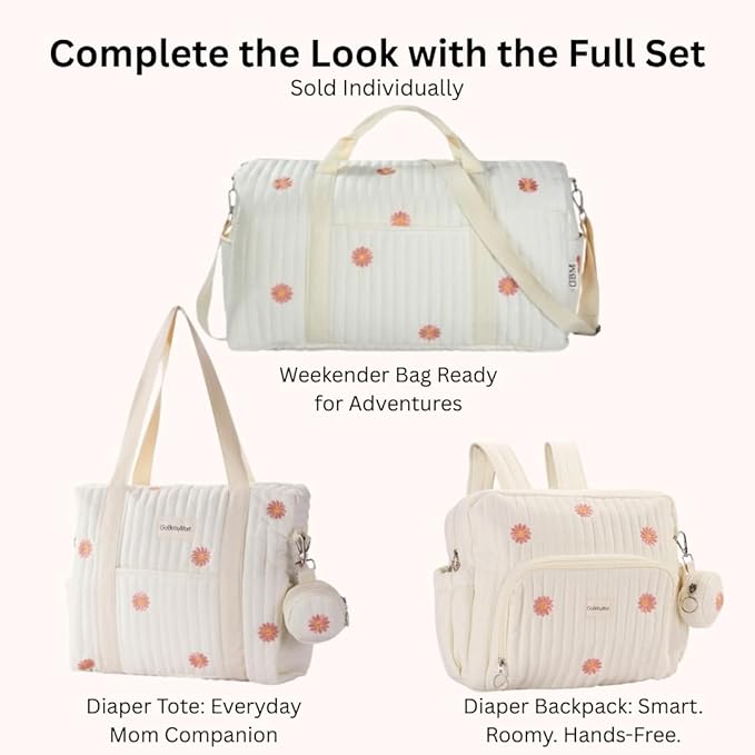 Women’s Travel Duffel Bag – Large Weekender & Overnight Travel Bag with Wet Pocket, Carry-On Friendly, Ideal as Hospital or Maternity Bag for Labor and Delivery