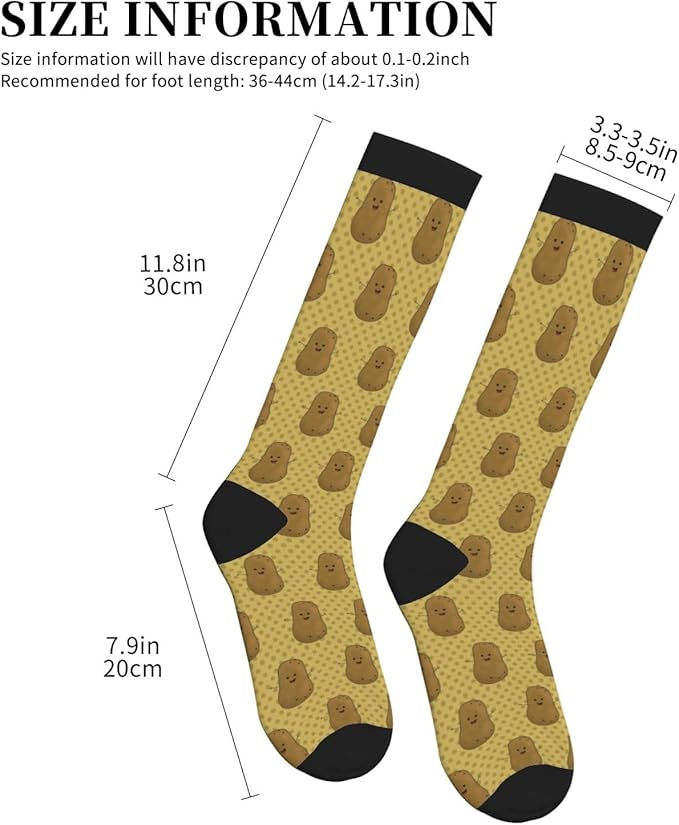 Compression Socks Knee High Circulation Support Socks For Women Men Athletic Running Work Hiking Cycling Travel