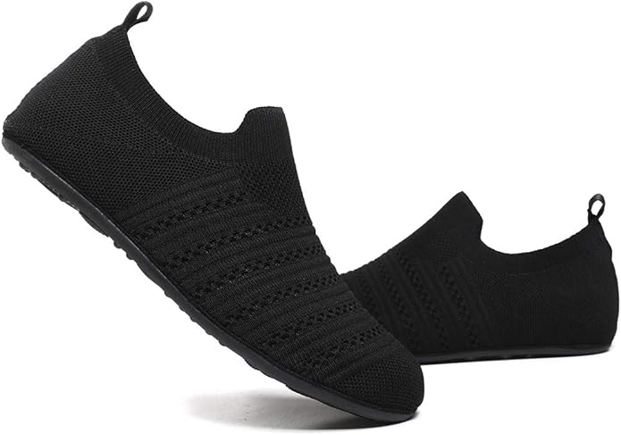 SLEVEL Lightweight Non Slip Travel Indoor Grip House Slipper Socks Unisex Adult Around The House Floor Home Shoes for Women Men