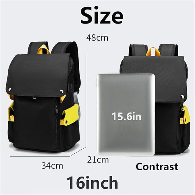 Anti Theft Travel Laptop Backpack with Usb Charging Port Water Resistant Extra Large (Red/Black,17in)