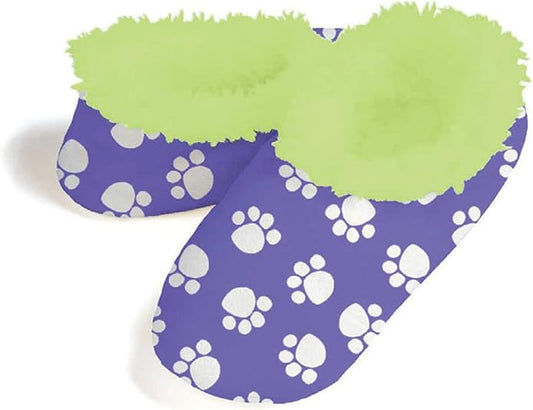 Snoozies Slipper Socks for Women Indoor, Cozy Sherpa-Lined Womens Slippers Non-Skid, Ladies Gifts