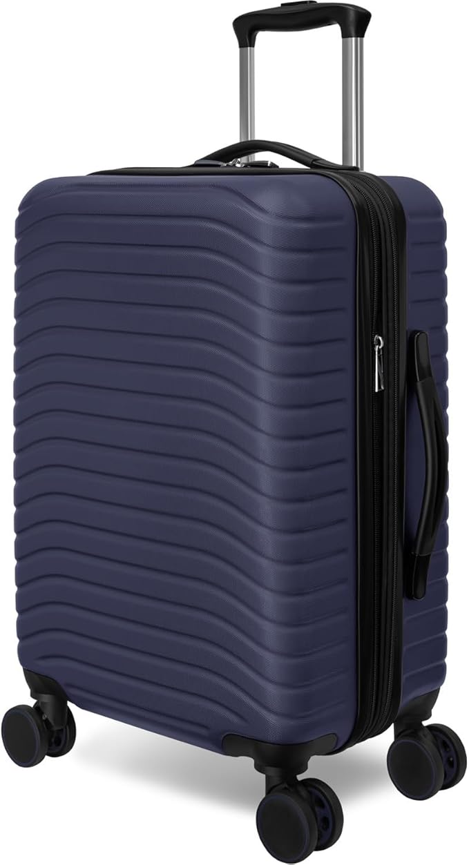 Everest Expandable Hardsided Spinner (Navy, 20-Inch Carry-On)