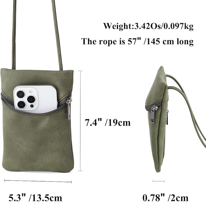 Small Crossbody Women Cell Phone Purse Wallet Bag With Shoulder Strap