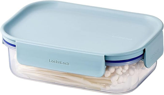 LocknLock Classic-Plus Plastic Food Storage Container | Airtight Plastic Food Storage Containers with Lids | BPA Free Stackable Food Storage for Meal Prep, Leakproof, Freezer & Dishwasher Safe, 910ml