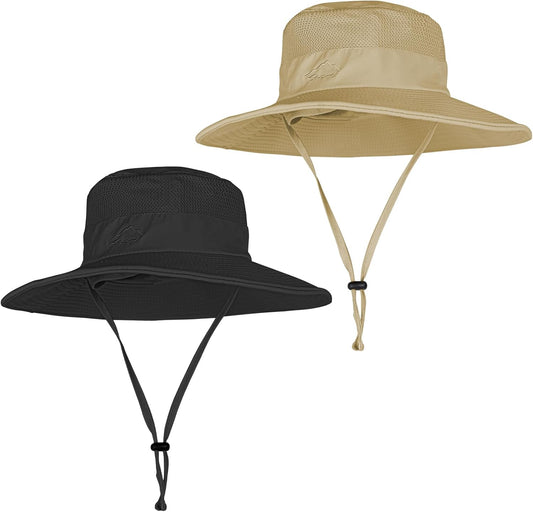 Sun Hats for Men Women Fishing Hat UPF 50+ Breathable Wide Brim Summer UV Protection Hat